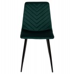 ΚΑΡΕΚΛΑ LATRELL HM8587.03 ΒΕΛΟΥΔΟ ΚΥΠΑΡΙΣΣΙ ΜΕ ΜΑΥΡΑ ΜΕΤΑΛΛΙΚΑ ΠΟΔΙΑ 43x54x88Υεκ.