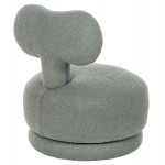 ΣΚΑΜΠΟ ΜΕ ΠΛΑΤΗ ΠΕΡΙΣΤΡΕΦΟΜΕΝΟ KRIVIO HM9775.07 ΦΥΣΤΙΚΙ TEDDY ΥΦΑΣΜΑ 52x53x60Yεκ.