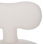 ΣΚΑΜΠΟ ΜΕ ΠΛΑΤΗ ΠΕΡΙΣΤΡΕΦΟΜΕΝΟ KRIVIO HM9775.05 ΛΕΥΚΟ TEDDY ΥΦΑΣΜΑ 52x53x60Yεκ.