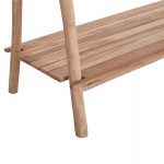 ΕΠΙΠΛΟ ΕΙΣΟΔΟΥ PERL HM9911 ΚΛΑΔΙΑ ΞΥΛΟΥ TEAK-ΦΥΣΙΚΟ 130,5x53x152Υεκ.