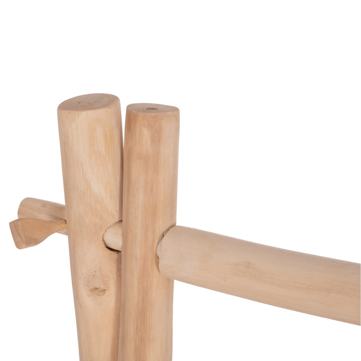 ΕΠΙΠΛΟ ΕΙΣΟΔΟΥ PERL HM9911 ΚΛΑΔΙΑ ΞΥΛΟΥ TEAK-ΦΥΣΙΚΟ 130,5x53x152Υεκ.