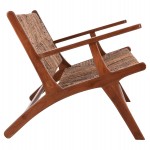 ΚΑΝΑΠΕΣ ΕΞΩΤ.ΧΩΡΟΥ 2-ΘΕΣΙΟΣ TONDO HM9915 ΞΥΛΟ ΤΕΑΚ ΚΑΙ ΣΧΟΙΝΙ ΜΠΑΝΑΝΑΣ 120x76x68,5Υεκ