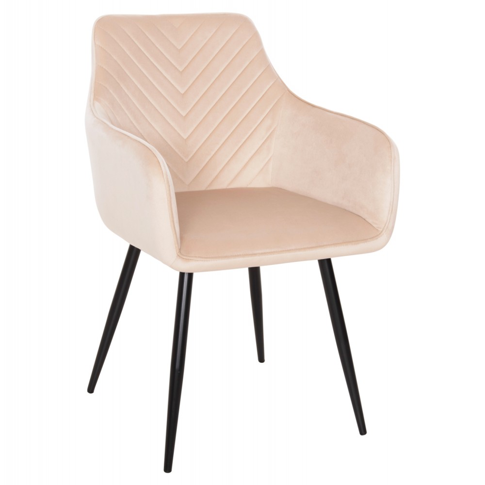 ΠΟΛΥΘΡΟΝΑ LATRELL HM8582.05 ΕΚΡΟΥ ΒΕΛΟΥΔΟ & ΜΑΥΡΑ ΜΕΤΑΛΛΙΚΑ ΠΟΔΙΑ 54x57x84Yεκ.