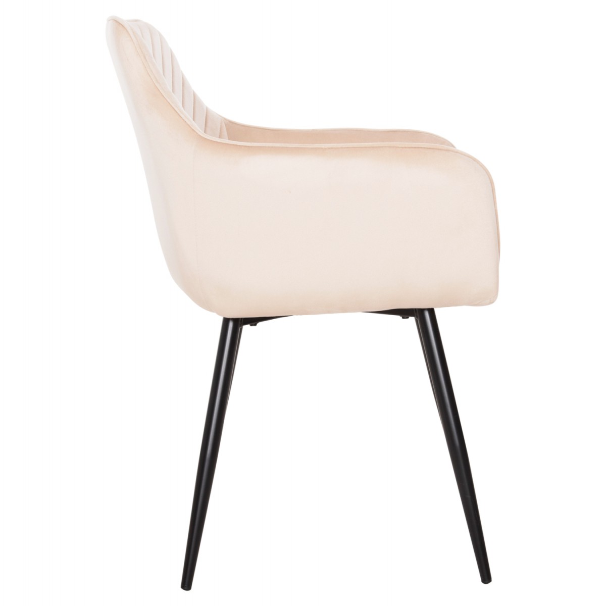 ΠΟΛΥΘΡΟΝΑ LATRELL HM8582.05 ΕΚΡΟΥ ΒΕΛΟΥΔΟ & ΜΑΥΡΑ ΜΕΤΑΛΛΙΚΑ ΠΟΔΙΑ 54x57x84Yεκ.