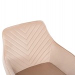 ΠΟΛΥΘΡΟΝΑ LATRELL HM8582.05 ΕΚΡΟΥ ΒΕΛΟΥΔΟ & ΜΑΥΡΑ ΜΕΤΑΛΛΙΚΑ ΠΟΔΙΑ 54x57x84Yεκ.