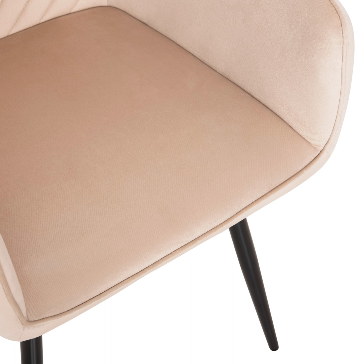 ΠΟΛΥΘΡΟΝΑ LATRELL HM8582.05 ΕΚΡΟΥ ΒΕΛΟΥΔΟ & ΜΑΥΡΑ ΜΕΤΑΛΛΙΚΑ ΠΟΔΙΑ 54x57x84Yεκ.