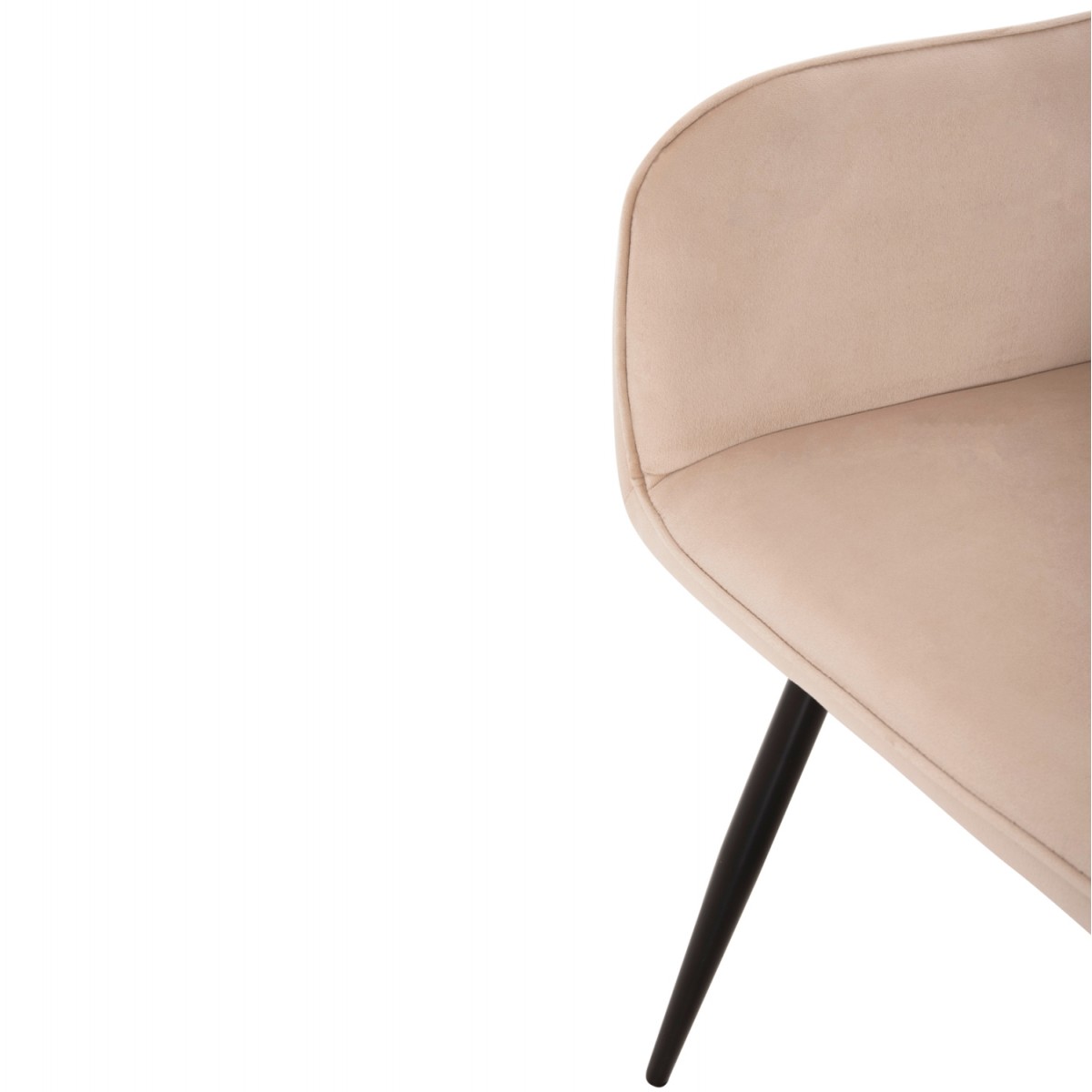 ΠΟΛΥΘΡΟΝΑ LATRELL HM8582.05 ΕΚΡΟΥ ΒΕΛΟΥΔΟ & ΜΑΥΡΑ ΜΕΤΑΛΛΙΚΑ ΠΟΔΙΑ 54x57x84Yεκ.