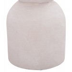 ΣΚΑΜΠΟ ΣΕΙΡΑ SANTORINI HM18041 ΠΟΛΥΡΗΤΙΝΗ ΣΕ ΥΠΟΛΕΥΚΟ Φ30,5x46Υεκ