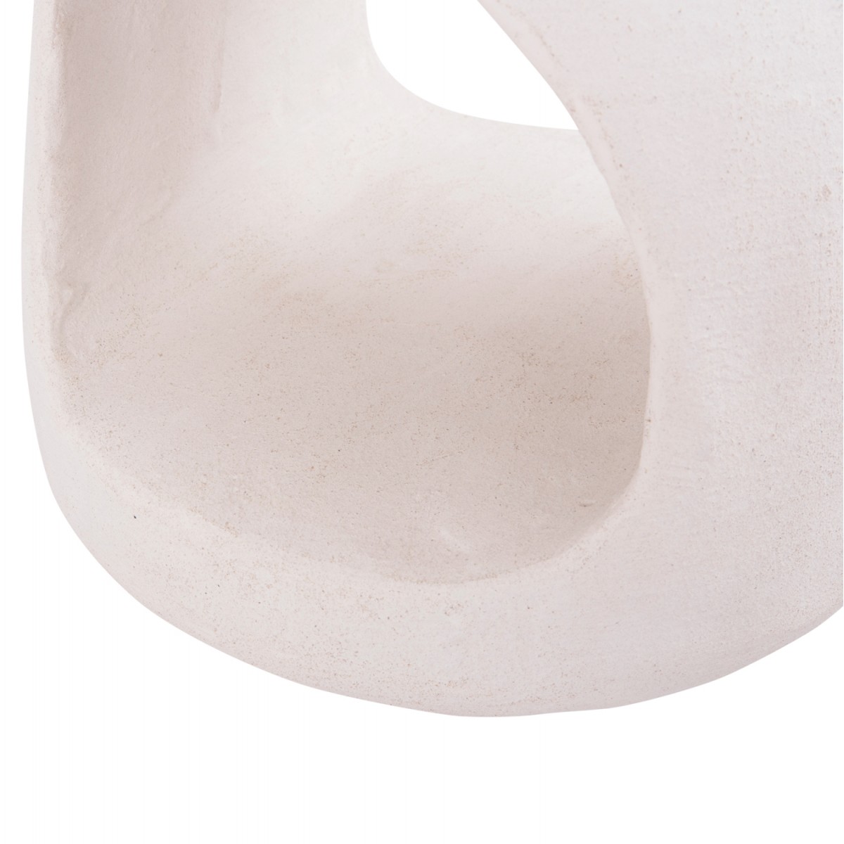 ΣΚΑΜΠΟ ΣΤΡΟΓΓΥΛΟ ΣΕΙΡΑ SANTORINI HM18056 ΠΟΛΥΡΗΤΙΝΗ ΣΕ ΥΠΟΛΕΥΚΟ ΧΡΩΜΑ Φ38x47Yεκ.