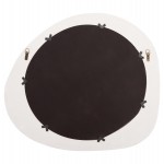 ΚΑΘΡΕΠΤΗΣ ΤΟΙΧΟΥ ΟΒΑΛ ΣΕΙΡΑ SANTORINI HM4511 MDF ΣΕ ΥΠΟΛΕΥΚΟ 82x3,5x74Υεκ