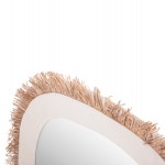 ΚΑΘΡΕΠΤΗΣ ΤΟΙΧΟΥ ΣΕΙΡΑ SANTORINI HM4527 MDF ΥΠΟΛΕΥΚΟ-ΔΙΑΚΟΣΜΗΣΗ ΣΕ ΜΠΕΖ 78x1,8x78Υεκ.