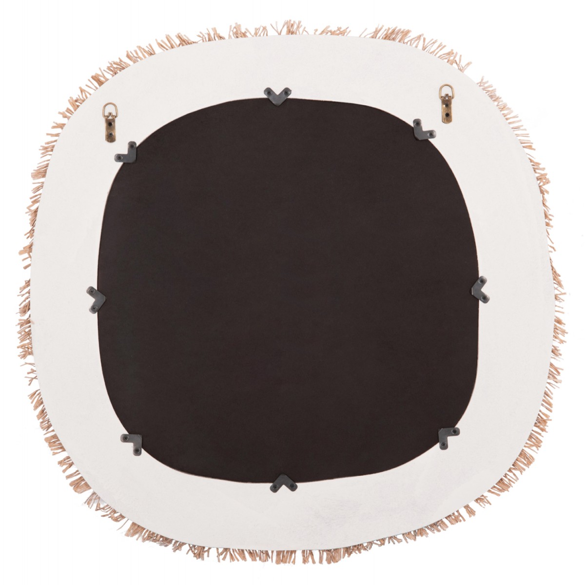 ΚΑΘΡΕΠΤΗΣ ΤΟΙΧΟΥ ΣΕΙΡΑ SANTORINI HM4527 MDF ΥΠΟΛΕΥΚΟ-ΔΙΑΚΟΣΜΗΣΗ ΣΕ ΜΠΕΖ 78x1,8x78Υεκ.