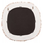 ΚΑΘΡΕΠΤΗΣ ΤΟΙΧΟΥ ΣΕΙΡΑ SANTORINI HM4527 MDF ΥΠΟΛΕΥΚΟ-ΔΙΑΚΟΣΜΗΣΗ ΣΕ ΜΠΕΖ 78x1,8x78Υεκ.