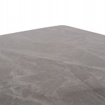 ΤΡΑΠΕΖΙ RAVEN HM18149.13 ΚΕΡΑΜΙΚΟ TOP ΜΕ ΟΨΗ ΓΚΡΙ ΜΑΡΜΑΡΟ 140x80x74Υεκ.