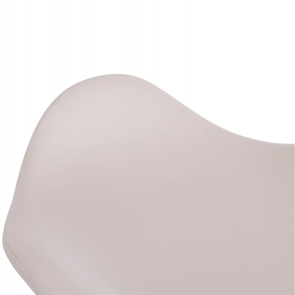 ΣΚΑΜΠO ΜΠΑΡ ΠΕΡΙΣΤΡΕΦΟΜΕΝΟ GANNA HM201.22 ΜΕ ΑΜΟΡΤΙΣΕΡ-ΛΕΥΚΟ PU 44x42x87Υεκ.