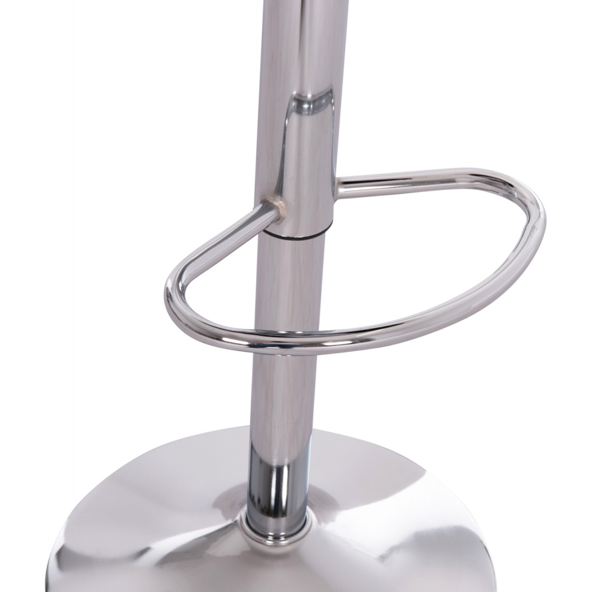 ΣΚΑΜΠO ΜΠΑΡ ΠΕΡΙΣΤΡΕΦΟΜΕΝΟ GANNA HM201.22 ΜΕ ΑΜΟΡΤΙΣΕΡ-ΛΕΥΚΟ PU 44x42x87Υεκ.