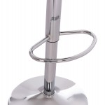 ΣΚΑΜΠO ΜΠΑΡ ΠΕΡΙΣΤΡΕΦΟΜΕΝΟ GANNA HM201.22 ΜΕ ΑΜΟΡΤΙΣΕΡ-ΛΕΥΚΟ PU 44x42x87Υεκ.