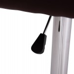 ΣΚΑΜΠΟ ΜΠΑΡ ΠΕΡΙΣΤΡΕΦΟΜΕΝΟ DIANA HM202.23 ΚΑΦΕ PU--ΜΕΤΑΛΛΟ ΧΡΩΜΙΟ 44x52x109Υεκ.