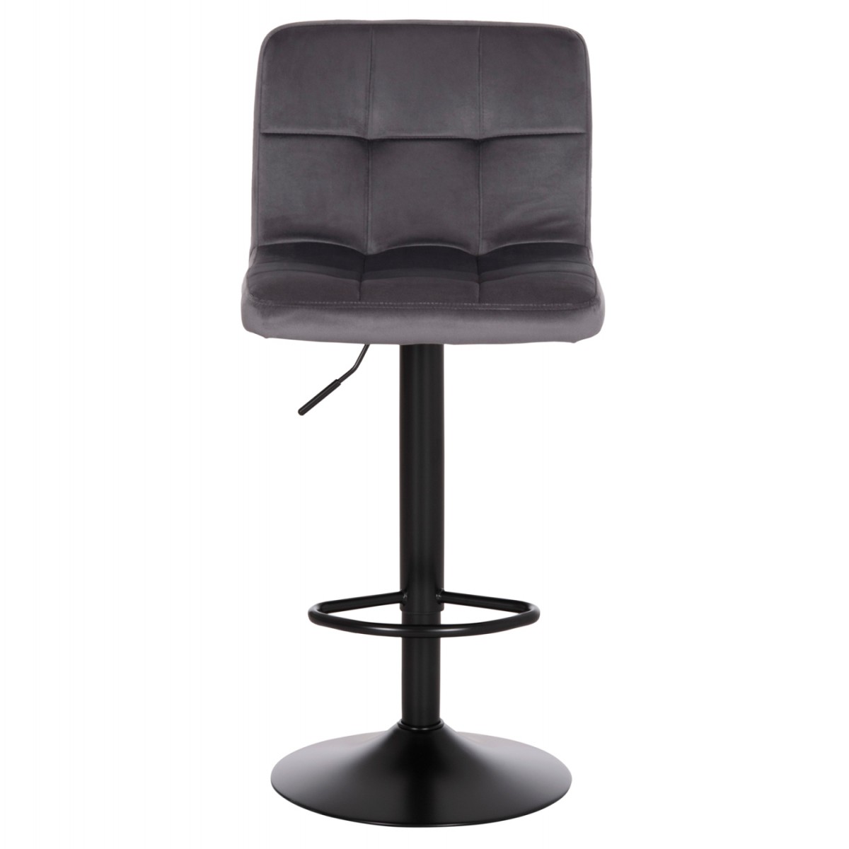 ΣΚΑΜΠΟ ΜΠΑΡ ΠΕΡΙΣΤΡΕΦΟΜΕΝΟ DIANA HM202.41 ΓΚΡΙ ΒΕΛΟΥΔΟ--ΜΕΤΑΛΛΟ ΜΑΥΡΟ ΜΑΤ 44x52x109Υεκ