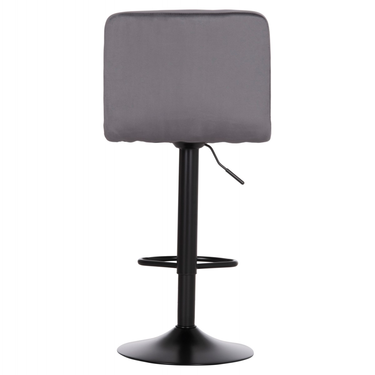 ΣΚΑΜΠΟ ΜΠΑΡ ΠΕΡΙΣΤΡΕΦΟΜΕΝΟ DIANA HM202.41 ΓΚΡΙ ΒΕΛΟΥΔΟ--ΜΕΤΑΛΛΟ ΜΑΥΡΟ ΜΑΤ 44x52x109Υεκ