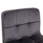 ΣΚΑΜΠΟ ΜΠΑΡ ΠΕΡΙΣΤΡΕΦΟΜΕΝΟ DIANA HM202.41 ΓΚΡΙ ΒΕΛΟΥΔΟ--ΜΕΤΑΛΛΟ ΜΑΥΡΟ ΜΑΤ 44x52x109Υεκ