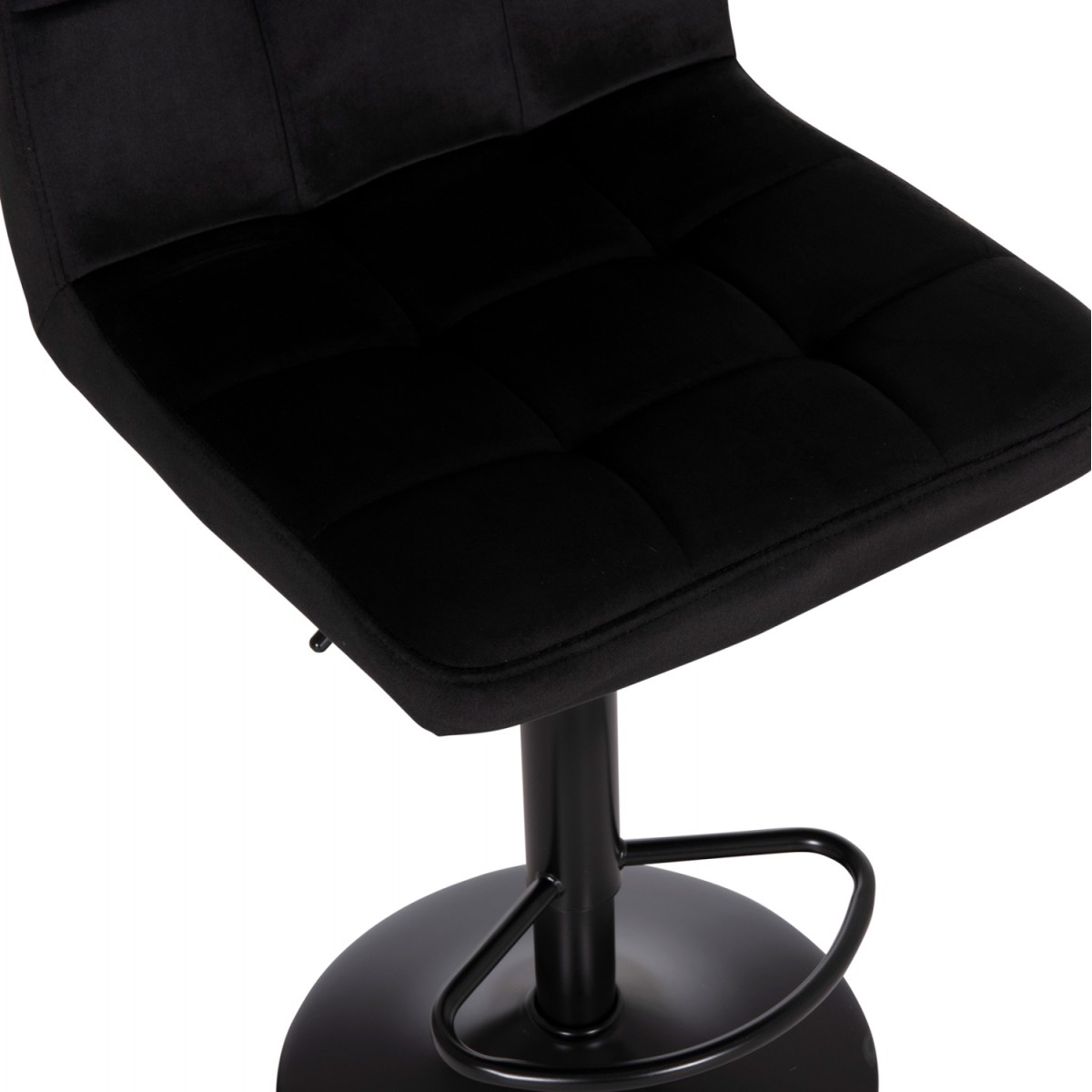 ΣΚΑΜΠΟ ΜΠΑΡ ΠΕΡΙΣΤΡΕΦ. DIANA HM202.44 ΜΑΥΡΟ ΒΕΛΟΥΔΟ--ΜΕΤΑΛΛΟ ΜΑΥΡΟ ΜΑΤ 44x52x109Υεκ