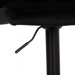 ΣΚΑΜΠΟ ΜΠΑΡ ΠΕΡΙΣΤΡΕΦ. DIANA HM202.44 ΜΑΥΡΟ ΒΕΛΟΥΔΟ--ΜΕΤΑΛΛΟ ΜΑΥΡΟ ΜΑΤ 44x52x109Υεκ