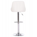 ΣΚΑΜΠΟ ΜΠΑΡ ROSE HM204.22 ΜΕ ΑΜΟΡΤΙΣΕΡ ΧΡΩΜΙΟΥ & ΛΕΥΚΟ PU 48x45x105Υεκ.