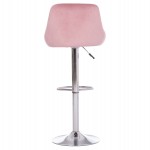 ΣΚΑΜΠΟ ΜΠΑΡ ROSE HM204.42 ΜΕ ΑΜΟΡΤΙΣΕΡ ΧΡΩΜΙΟΥ & ΣΑΠΙΟ ΜΗΛΟ ΒΕΛΟΥΔΟ 48x45x105Υεκ.