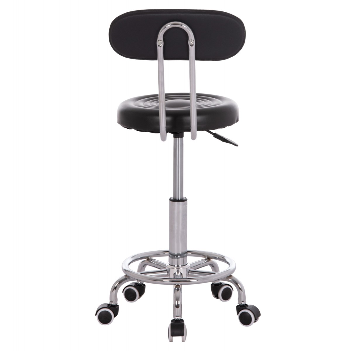 ΣΚΑΜΠΟ ΠΕΡΙΣΤΡΕΦΟΜΕΝΟ ΣΧΕΔΙΑΣΤΗΡΙΟΥ IRIS HM211.21 PU ΜΑΥΡΟ HOMEMARKT 34x43x86,5Υεκ.