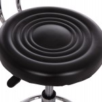 ΣΚΑΜΠΟ ΠΕΡΙΣΤΡΕΦΟΜΕΝΟ ΣΧΕΔΙΑΣΤΗΡΙΟΥ IRIS HM211.21 PU ΜΑΥΡΟ HOMEMARKT 34x43x86,5Υεκ.