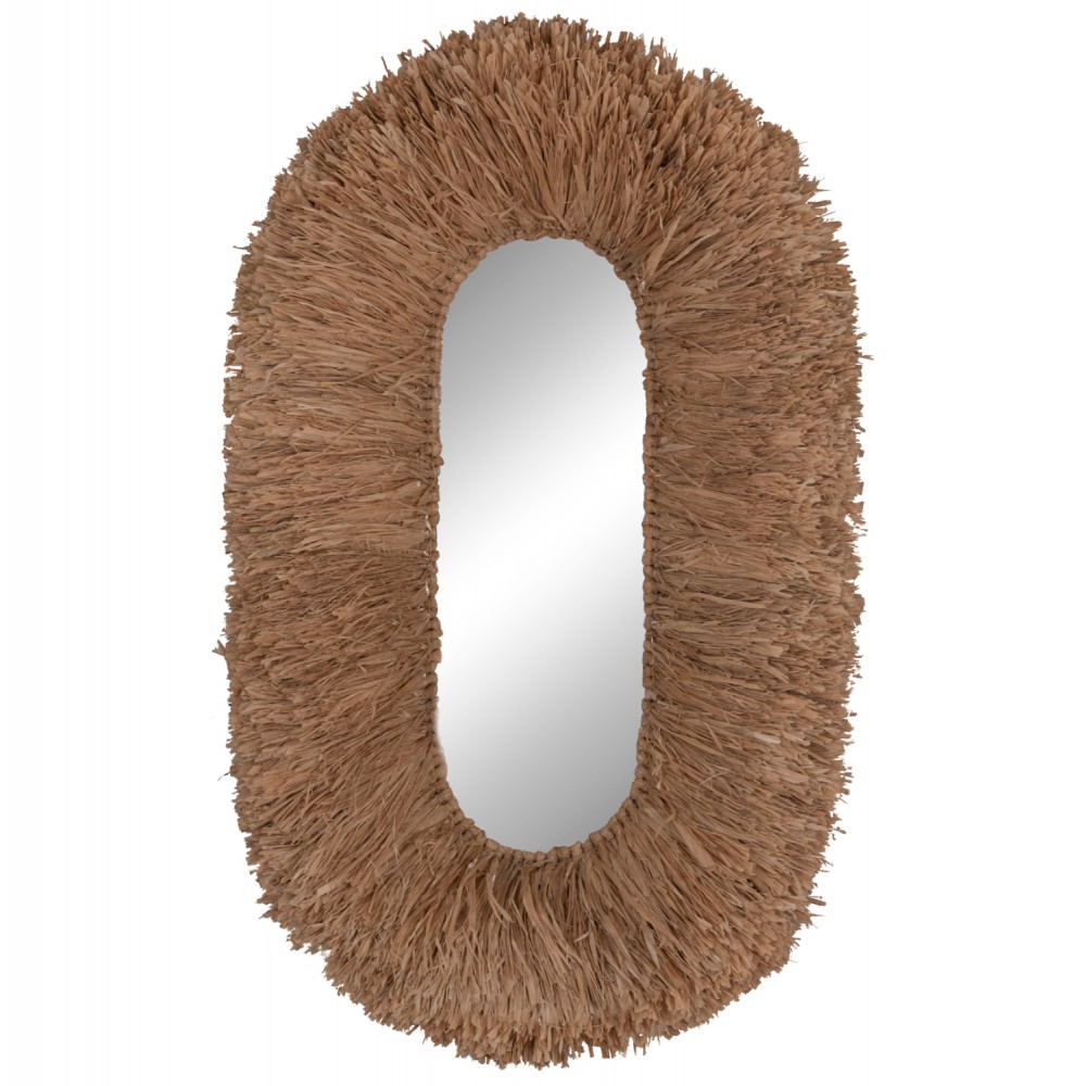 ΚΑΘΡΕΠΤΗΣ ΤΟΙΧΟΥ ΟΒΑΛ HM4711 ΠΛΑΙΣΙΟ ΙΝΕΣ ΣΙΖΑΛ ΣΕ ΧΡΩΜΑ ΦΥΣΙΚΟ 95x60x15(πάχος)εκ.