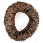 ΔΙΑΚΟΣΜΗΤΙΚΟΣ ΚΑΘΡΕΠΤΗΣ ΤΟΙΧΟΥ GRESSO HM4712 ΙΝΕΣ ΜΠΑΝΑΝΑΣ ΦΥΣΙΚΟ-ΜΑΥΡΟ 90x100Υεκ