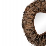 ΔΙΑΚΟΣΜΗΤΙΚΟΣ ΚΑΘΡΕΠΤΗΣ ΤΟΙΧΟΥ GRESSO HM4712 ΙΝΕΣ ΜΠΑΝΑΝΑΣ ΦΥΣΙΚΟ-ΜΑΥΡΟ 90x100Υεκ