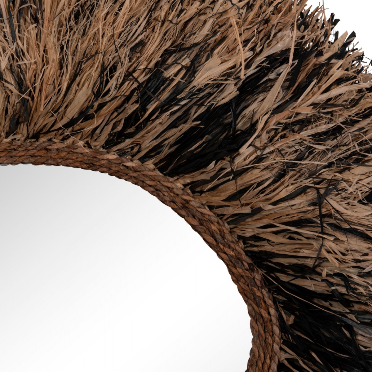 ΔΙΑΚΟΣΜΗΤΙΚΟΣ ΚΑΘΡΕΠΤΗΣ ΤΟΙΧΟΥ GRESSO HM4712 ΙΝΕΣ ΜΠΑΝΑΝΑΣ ΦΥΣΙΚΟ-ΜΑΥΡΟ 90x100Υεκ