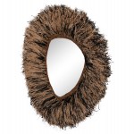 ΔΙΑΚΟΣΜΗΤΙΚΟΣ ΚΑΘΡΕΠΤΗΣ ΤΟΙΧΟΥ GRESSO HM4712 ΙΝΕΣ ΜΠΑΝΑΝΑΣ ΦΥΣΙΚΟ-ΜΑΥΡΟ 90x100Υεκ