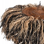 ΦΩΤΙΣΤΙΚΟ ΟΡΟΦΗΣ ORDEM HM4715 ΚΑΠΕΛΟ ΙΝΕΣ SISAL & ΜΠΑΝΑΝΑΣ-ΜΑΥΡΟ & ΦΥΣΙΚΟ Φ75εκ