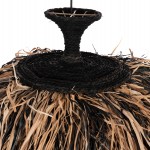 ΦΩΤΙΣΤΙΚΟ ΟΡΟΦΗΣ ORDEM HM4716 ΚΑΠΕΛΟ ΙΝΕΣ SISAL & ΜΠΑΝΑΝΑΣ-ΜΑΥΡΟ & ΦΥΣΙΚΟ Φ60x50Υεκ