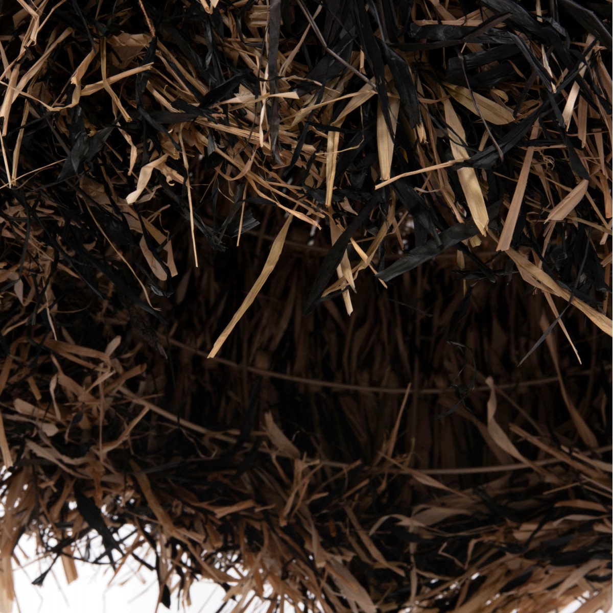 ΦΩΤΙΣΤΙΚΟ ΟΡΟΦΗΣ ORDEM HM4716 ΚΑΠΕΛΟ ΙΝΕΣ SISAL & ΜΠΑΝΑΝΑΣ-ΜΑΥΡΟ & ΦΥΣΙΚΟ Φ60x50Υεκ