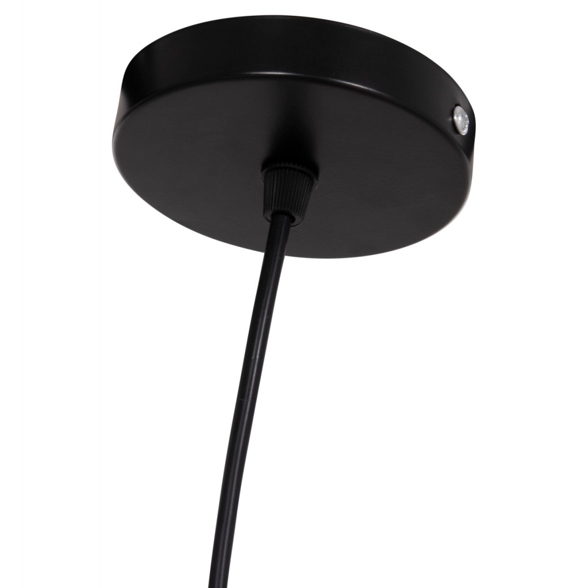 ΦΩΤΙΣΤΙΚΟ ΟΡΟΦΗΣ ORDEM HM4716 ΚΑΠΕΛΟ ΙΝΕΣ SISAL & ΜΠΑΝΑΝΑΣ-ΜΑΥΡΟ & ΦΥΣΙΚΟ Φ60x50Υεκ