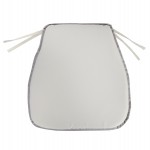 ΜΑΞΙΛΑΡΙ TIFFANYS ΕΚΡΟΥ ΜΕ ΡΕΛΙ ΓΚΡΙ 40Χ40Χ3 εκ.