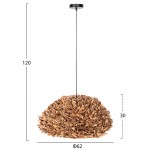 ΦΩΤΙΣΤΙΚΟ ΟΡΟΦΗΣ ΚΡΕΜΑΣΤΟ HM4353 ΥΔΡΟΥΑΚΙΝΘΟΣ ΣΕ ΦΥΣΙΚΟ-Φ62x30-120Υεκ.