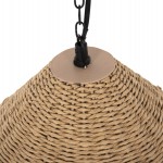 ΦΩΤΙΣΤΙΚΟ ΟΡΟΦΗΣ ΚΡΕΜΑΣΤΟ HM4354 ΦΥΣΙΚΟ RAΤΤΑΝ-PAPER ROPE-ΦΥΣΙΚΟ&ΜΑΥΡΟ Φ54x42-145Υεκ.