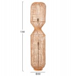 ΦΩΤΙΣΤΙΚΟ ΔΑΠΕΔΟΥ HM4357 ΜΕΤΑΛΛΟ-PAPER ROPE ΣΕ ΚΑΦΕ-2 ΛΑΜΠΕΣ Φ30x134Υεκ.