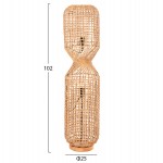 ΦΩΤΙΣΤΙΚΟ ΔΑΠΕΔΟΥ HM4358 ΜΕΤΑΛΛΟ-PAPER ROPE ΣΕ ΚΑΦΕ-2 ΛΑΜΠΕΣ Φ25x102Υεκ.