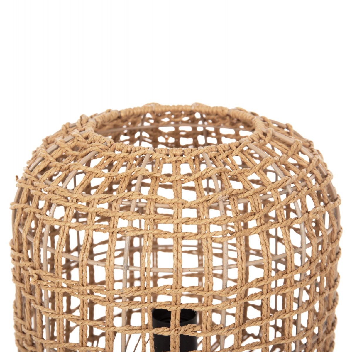 ΦΩΤΙΣΤΙΚΟ ΔΑΠΕΔΟΥ HM4359 ΜΕΤΑΛΛΟ-PAPER ROPE ΣΕ ΚΑΦΕ-2 ΛΑΜΠΕΣ Φ25x78,5Υεκ.