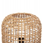 ΦΩΤΙΣΤΙΚΟ ΔΑΠΕΔΟΥ HM4359 ΜΕΤΑΛΛΟ-PAPER ROPE ΣΕ ΚΑΦΕ-2 ΛΑΜΠΕΣ Φ25x78,5Υεκ.