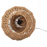 ΦΩΤΙΣΤΙΚΟ ΔΑΠΕΔΟΥ HM4359 ΜΕΤΑΛΛΟ-PAPER ROPE ΣΕ ΚΑΦΕ-2 ΛΑΜΠΕΣ Φ25x78,5Υεκ.