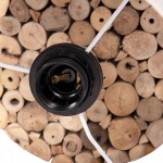 ΕΠΙΤΡΑΠΕΖΙΟ ΚΥΛΙΝΔΡΙΚΟ ΦΩΤΙΣΤΙΚΟ TWIGGY HM4427 DRIFTWOOD & ΜΠΕΖ ΚΑΠΕΛΟ Φ24.5x45Υεκ.