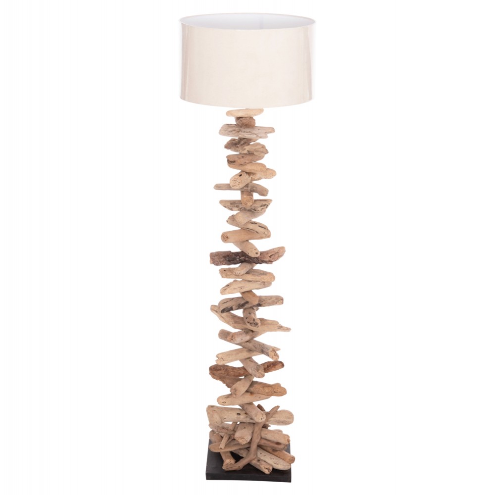 ΔΙΑΚΟΣΜΗΤΙΚΟ ΦΩΤΙΣΤΙΚΟ ΔΑΠΕΔΟΥ ALTAR HM4430 DRIFTWOOD--ΛΕΥΚΟ PVC Φ45x155Υεκ.